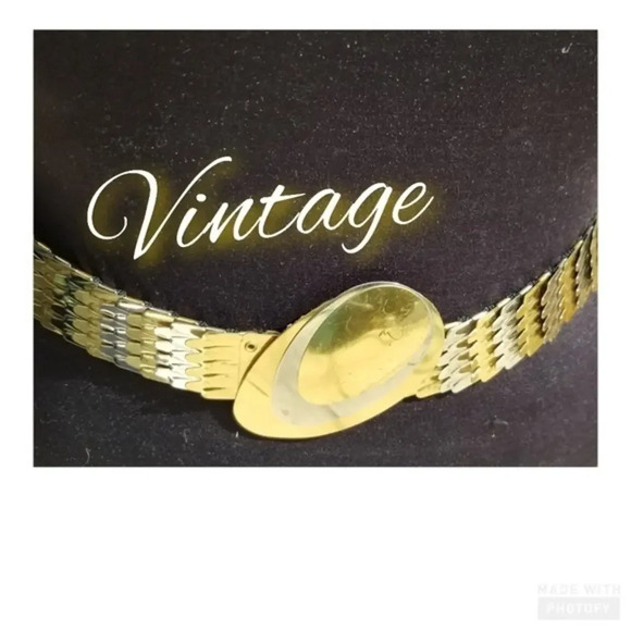 Vintage fishscale belt L..XL - Picture 1 of 8